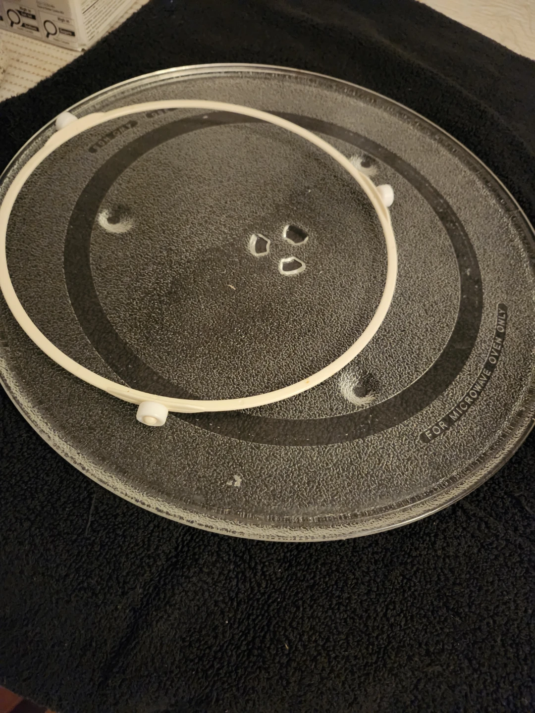 Microwave Glass Turntable Tray and Roller Ring