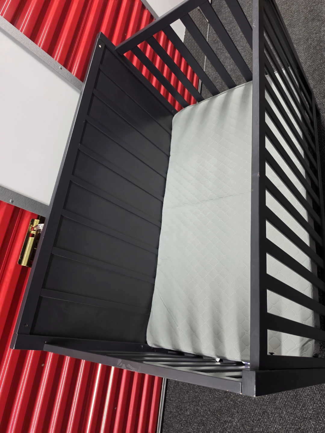 Dark Gray Modern Baby Crib - photo 4