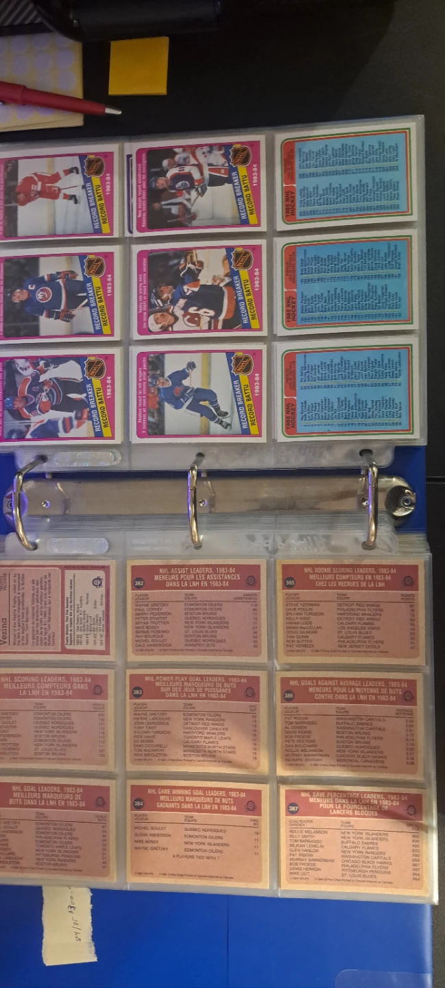 84-85 and 86-87 opc hockey complete sets - photo 3