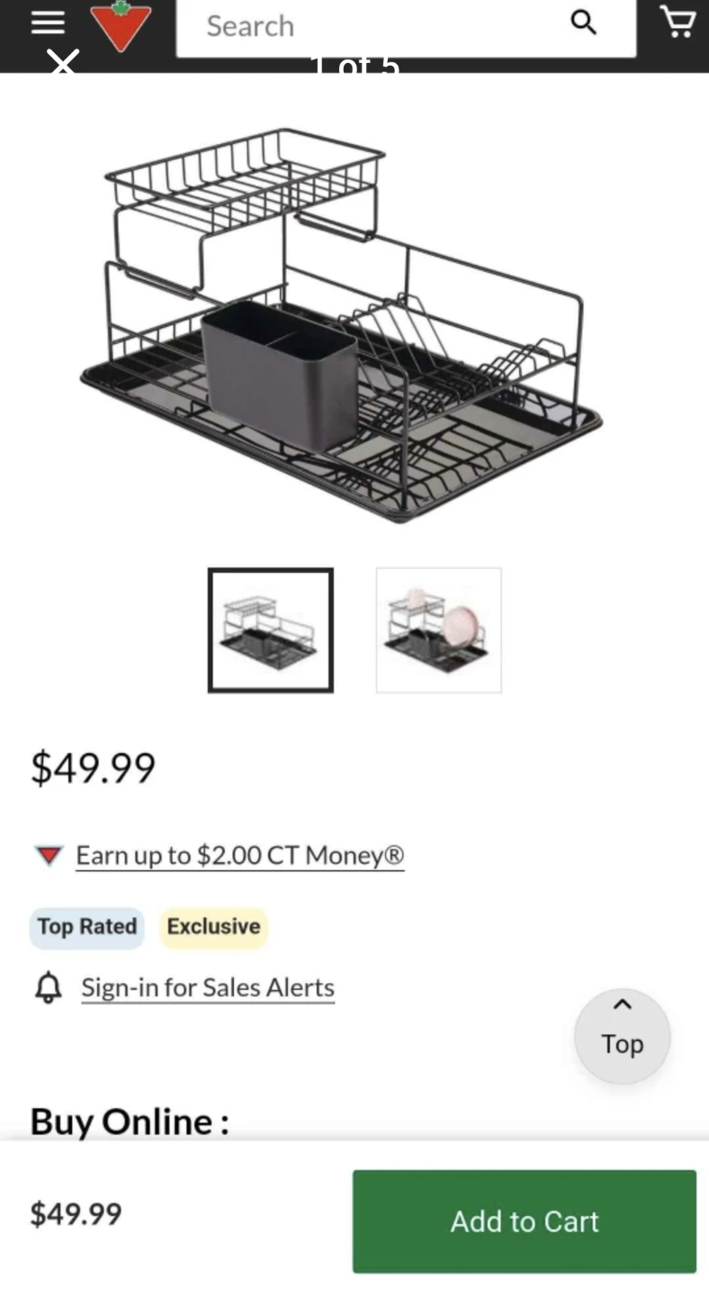 Brand New 2-Tier Dish Drying/Draining Rack with Cutlery Holder