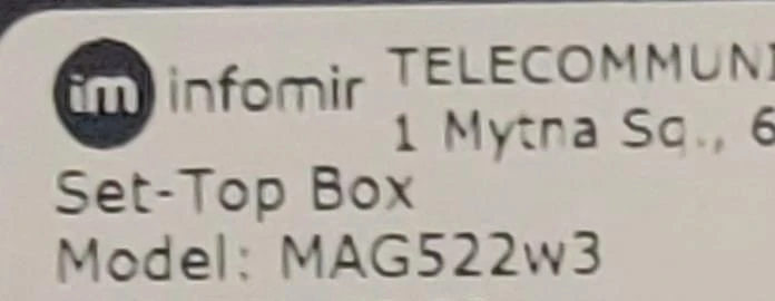 Infomir MAG522w3 Set-Top Box (IP tv box) - photo 2