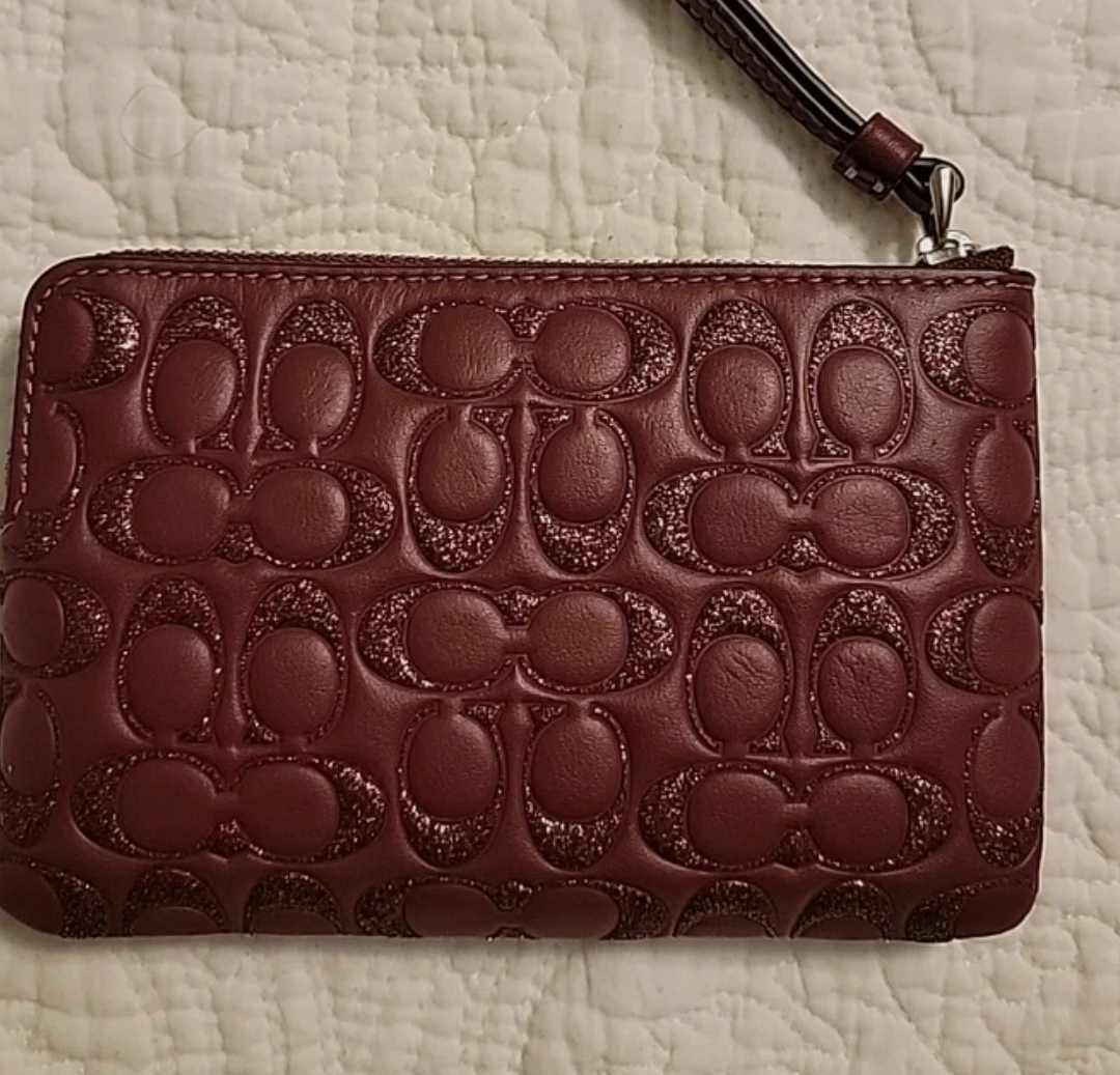 Coach Signature Debossed Wristlet - photo 3