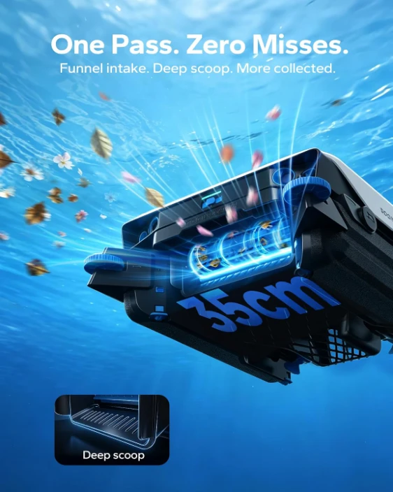 POOLHACKER Solar-Powered Pool Skimmer Robot - photo 4