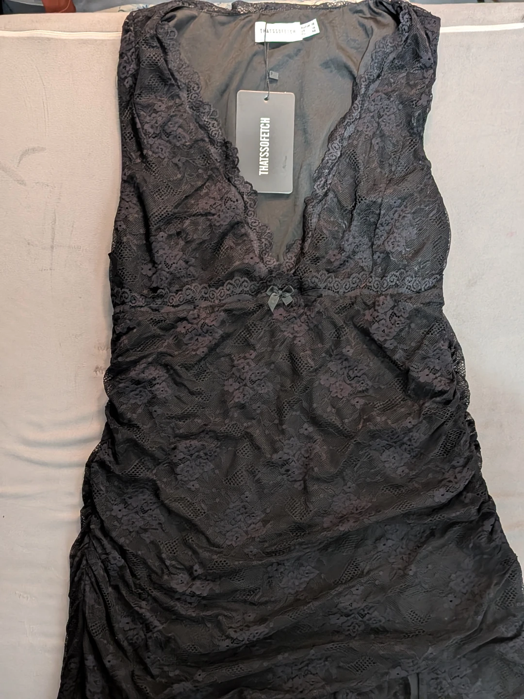 That's So Fetch Veda Lace Black Dress - 14