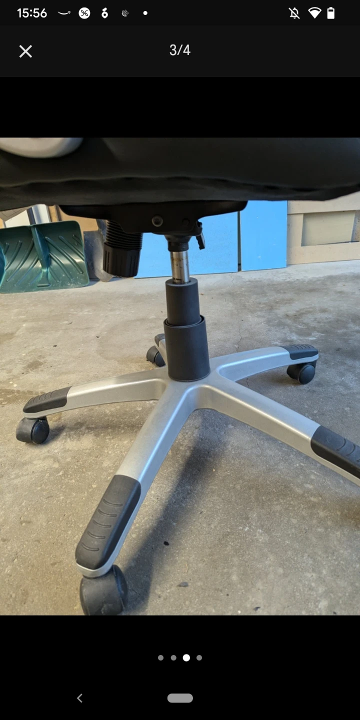 Ergonomic Desk Chair – Needs New Upholstery or Chair Cover - photo 3
