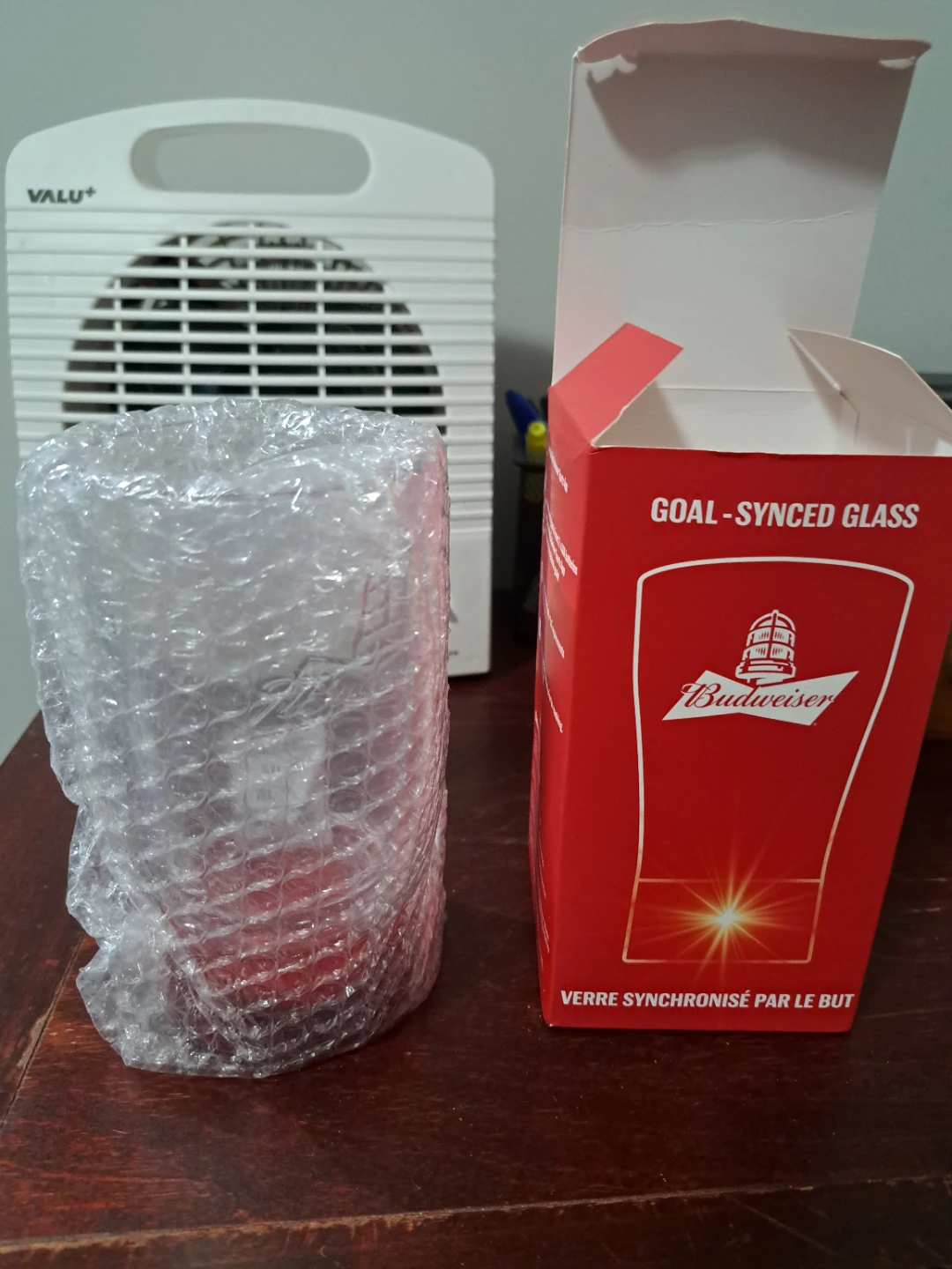 Budweiser Goal-Synced Glass