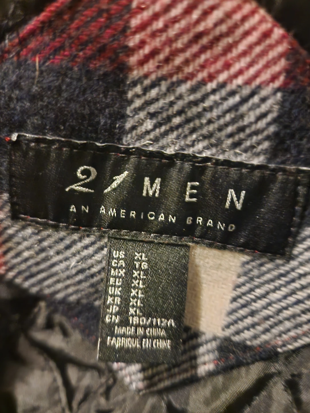 Plaid shirt with quilted liner - photo 2