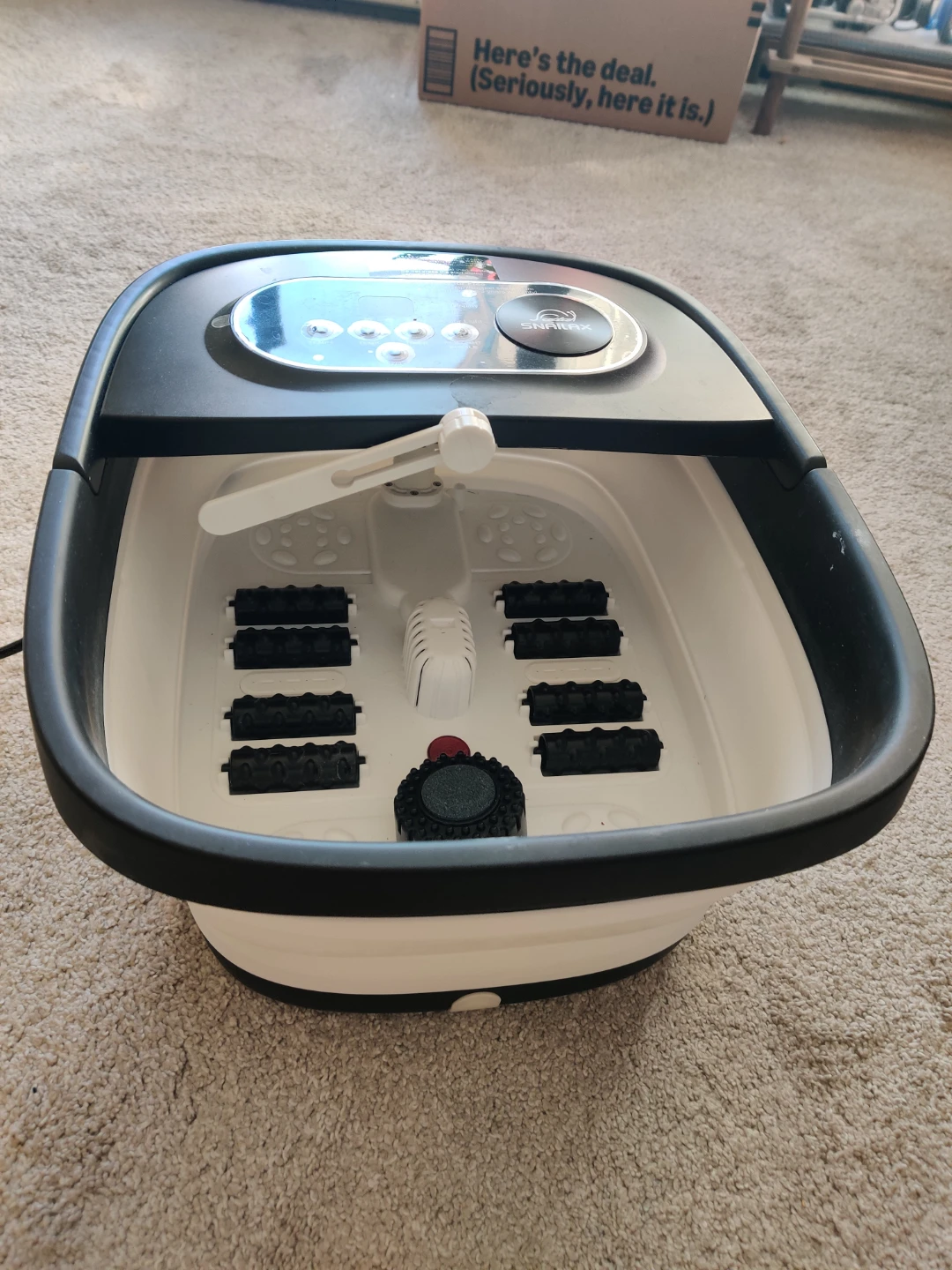 Snailax Foot Spa Massager