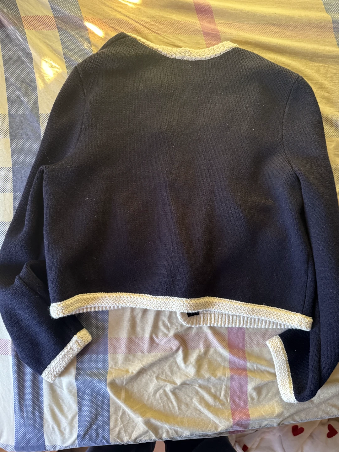 Sezane Navy Cardigan - photo 5