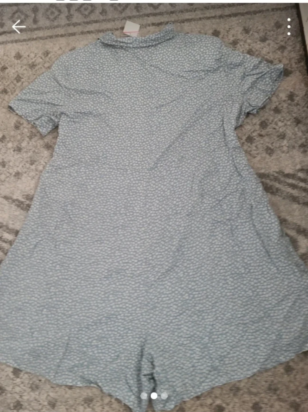 Motherhood Maternity Blue Floral Romper - photo 2