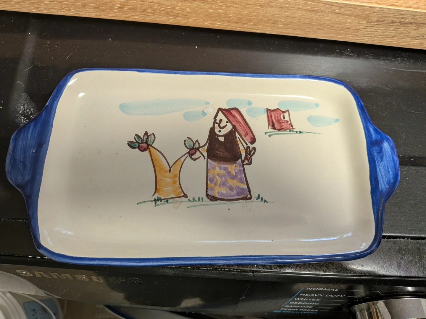 Vietri Italy Hand Painted Serving Tray