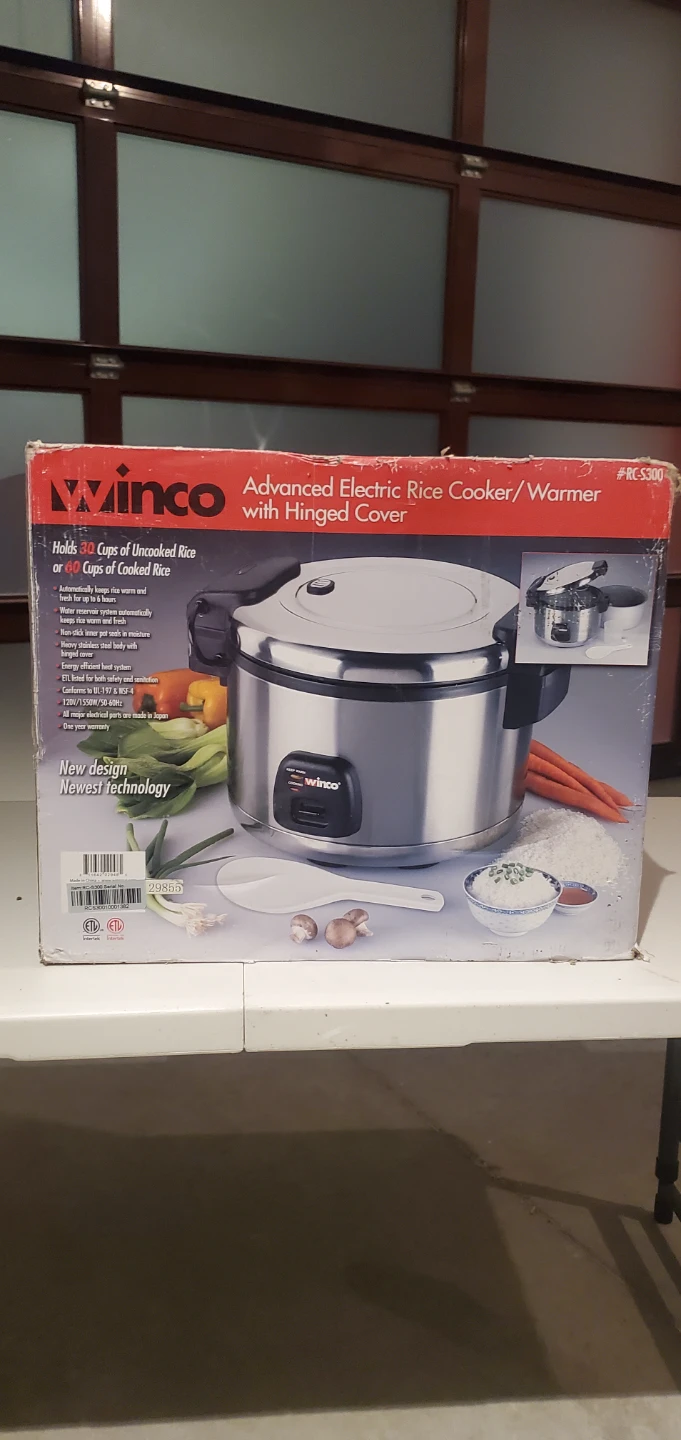 Winco Advanced Electric Rice Cooker/Warmer RC-S300 - photo 4