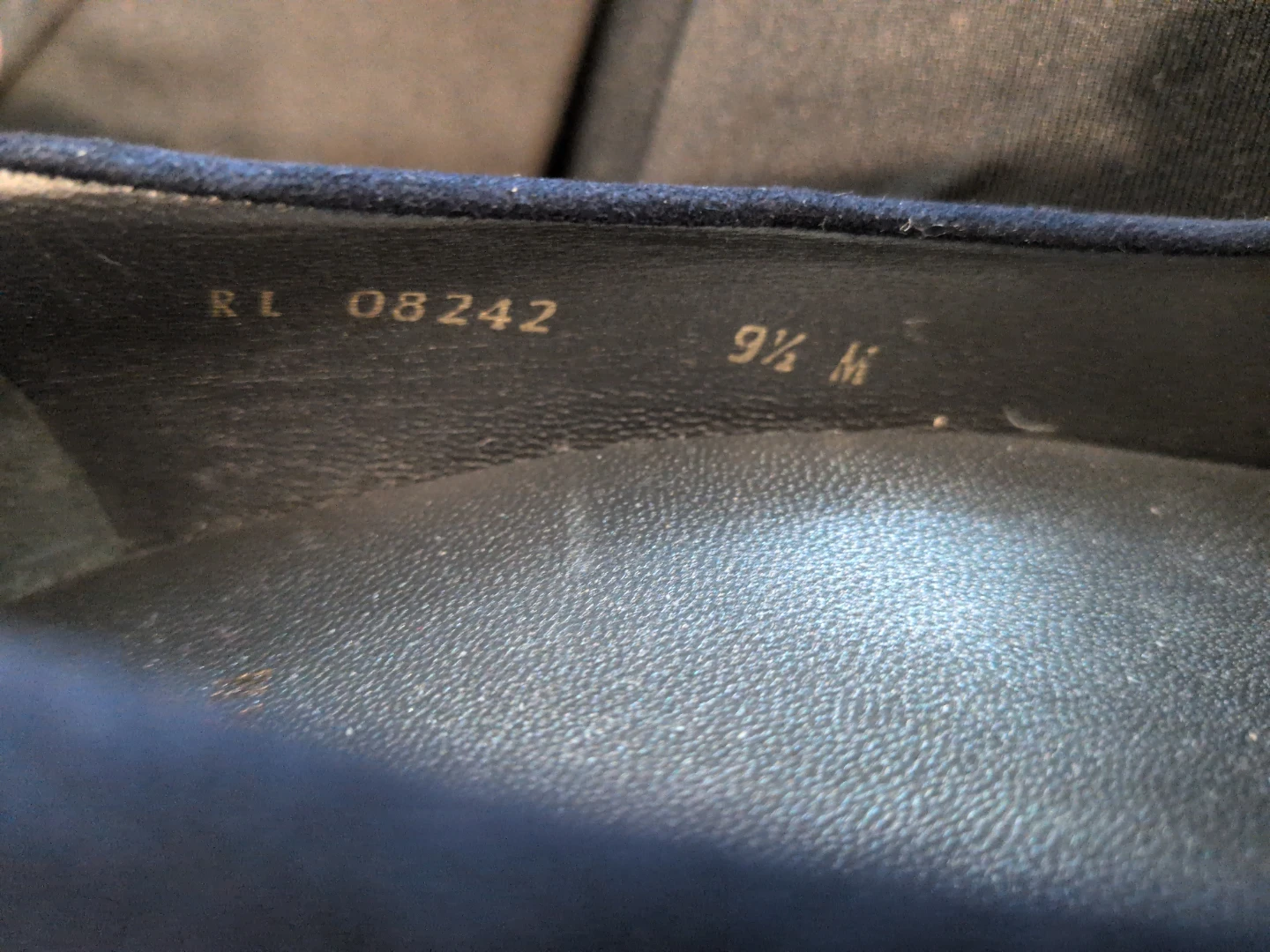 Stuart Weitzman Navy Suede Wedge Heels 9.5 M - photo 5