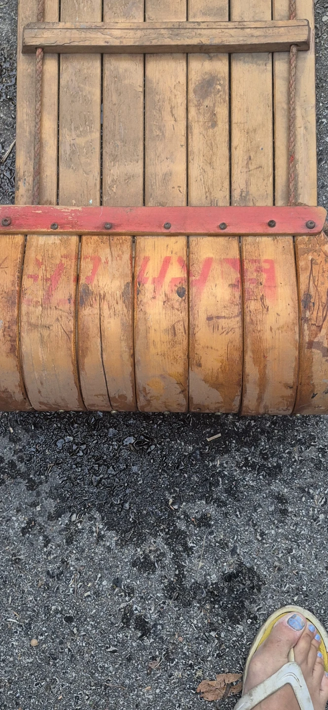 Vintage wooden toboggan - photo 3