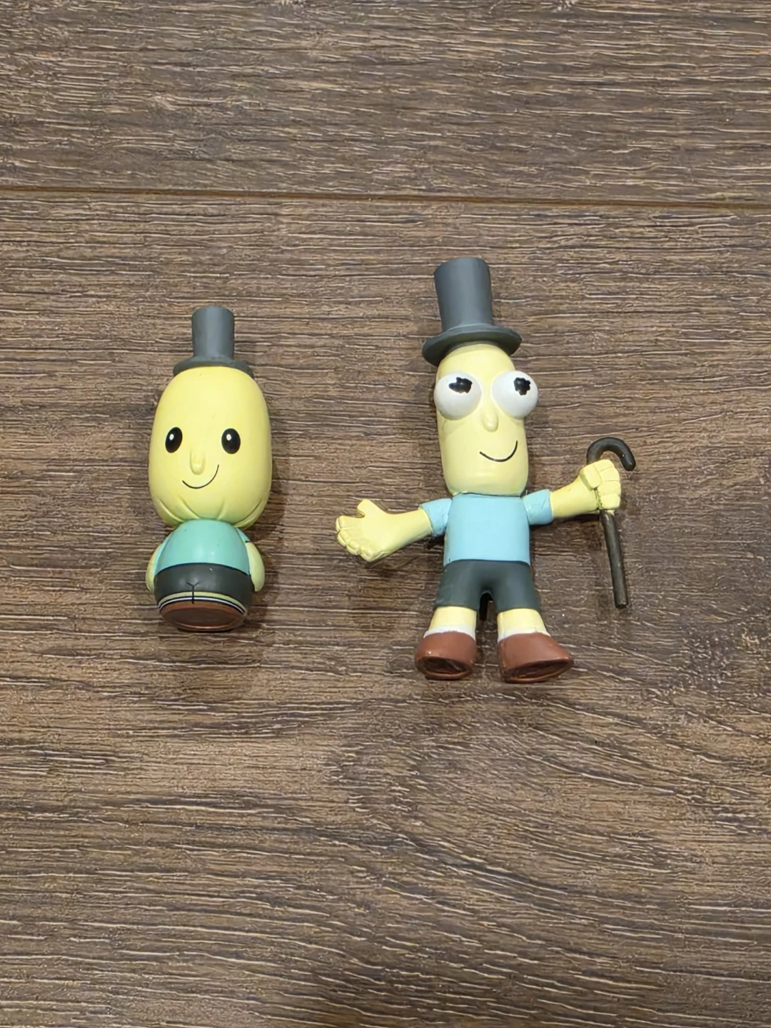 Two Rick and Morty Mr. Meeseeks Figures