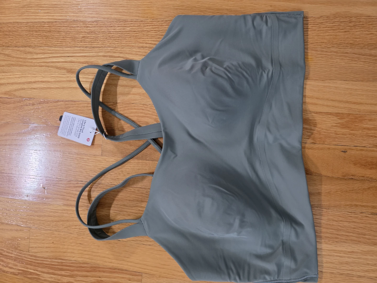 New lululemon athletica Strappy Longline Bralette in Sage
