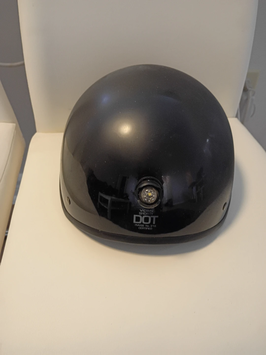 VCAN Shorty Motorcycle Helmet
