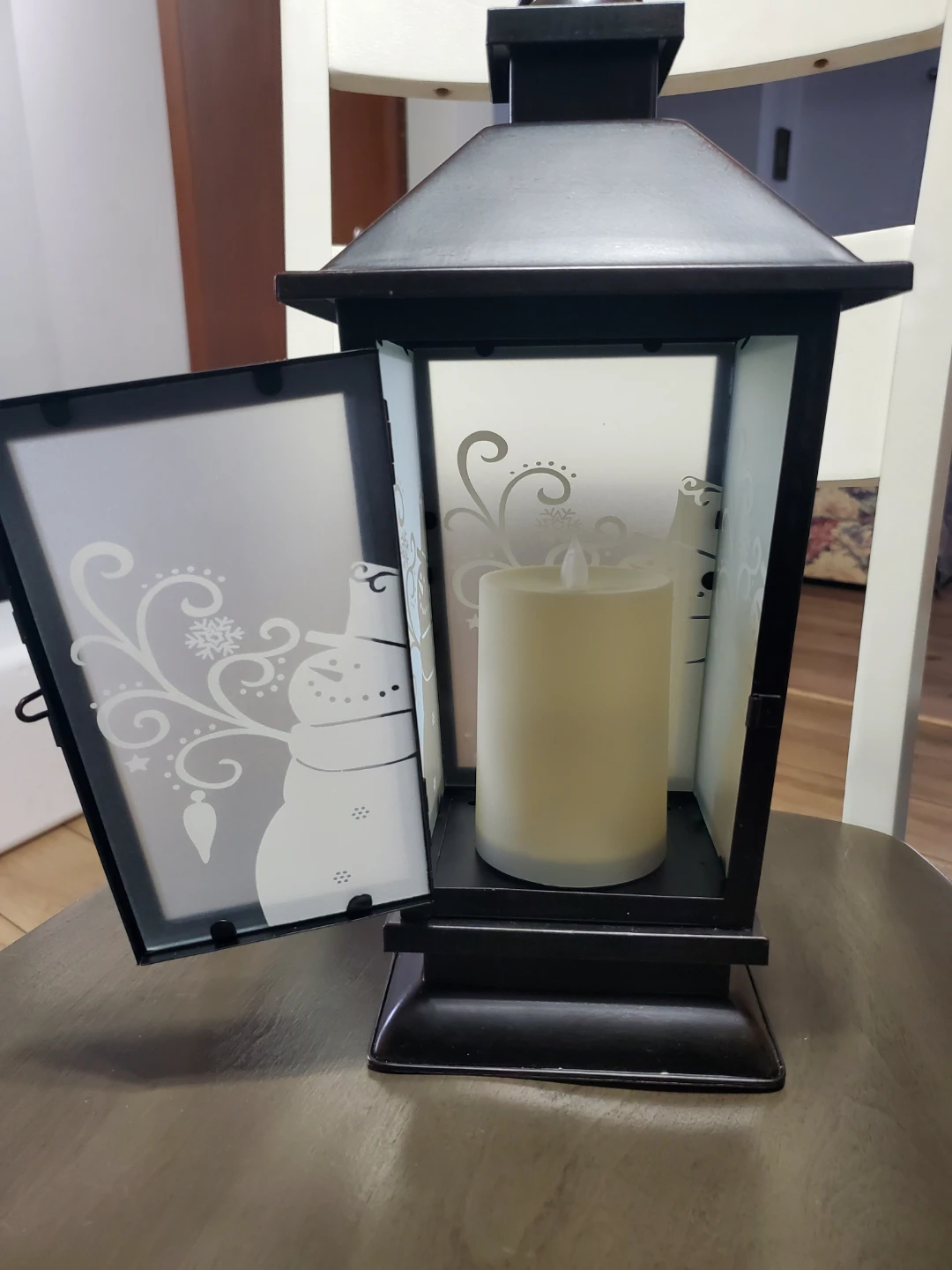 Decorative Snowman Lantern - photo 3