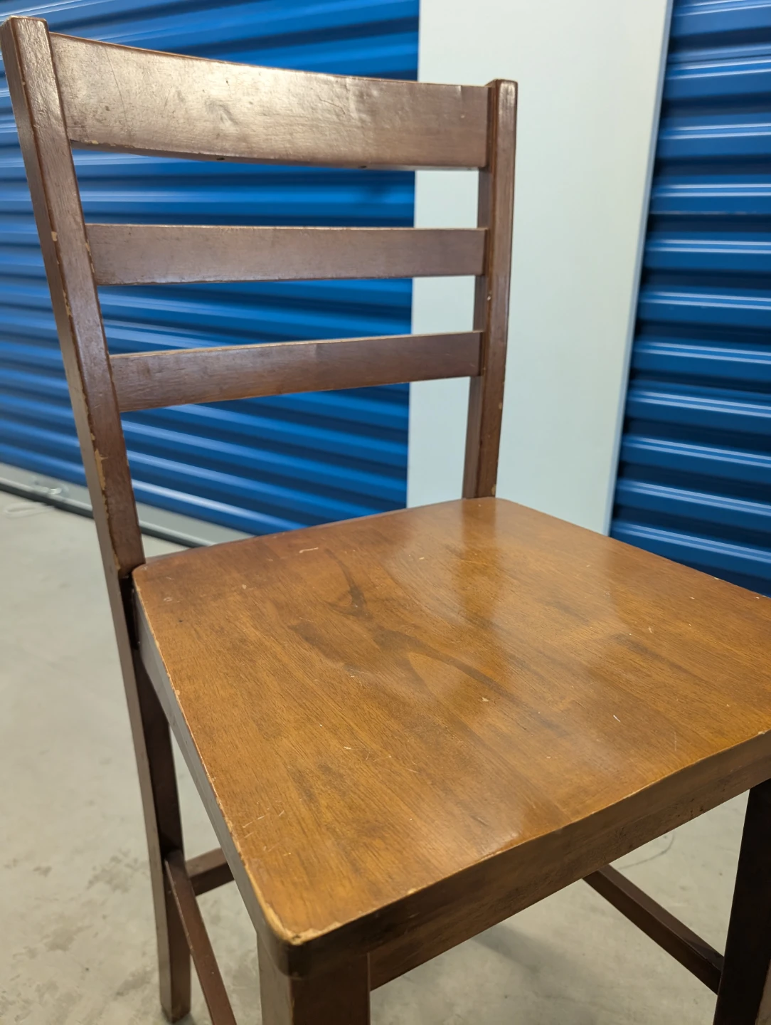 Wooden Counter Height Bar Stool - photo 5