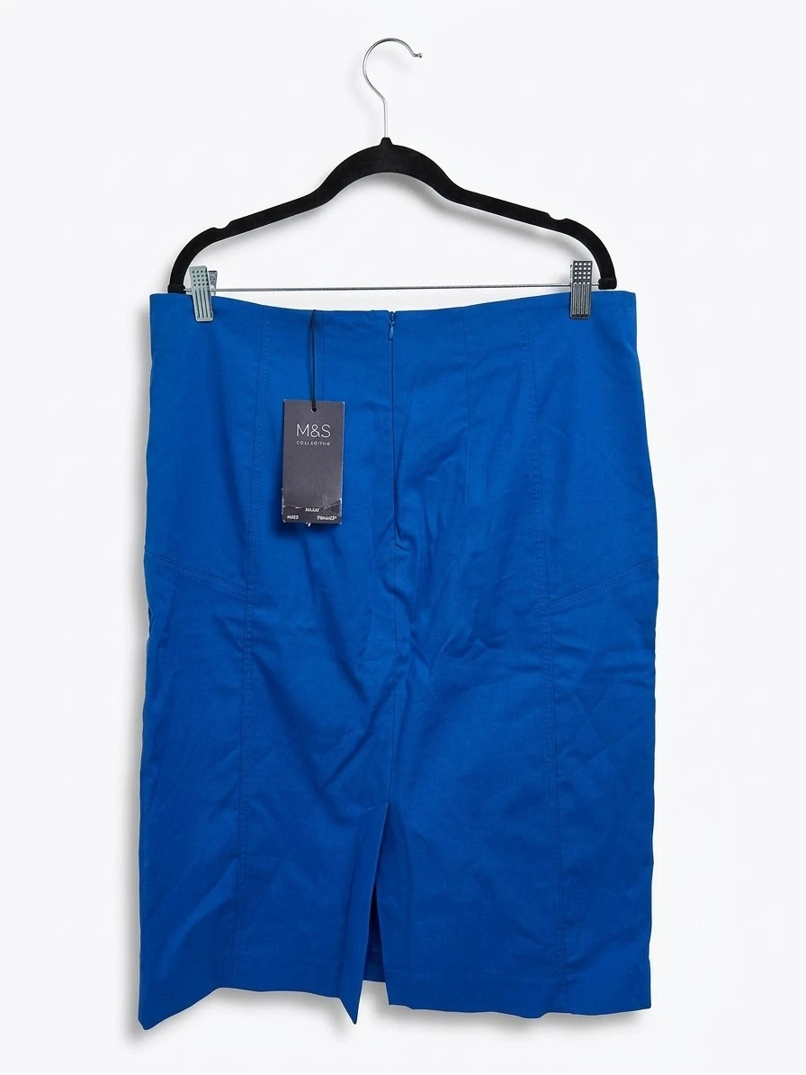 M&S Collection Blue Pencil Skirt - photo 2