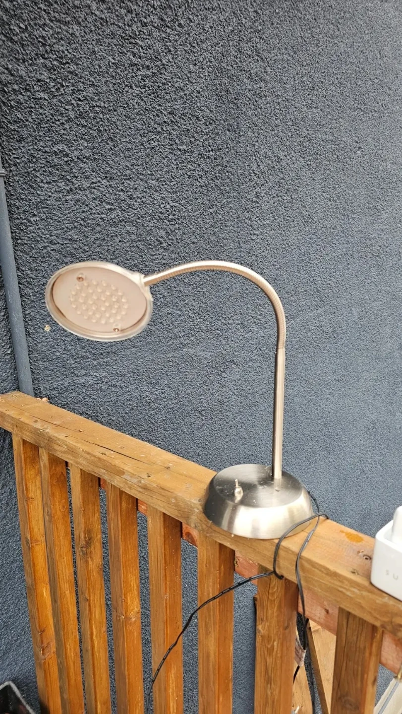 Brushed Nickel LED Desk Lamp