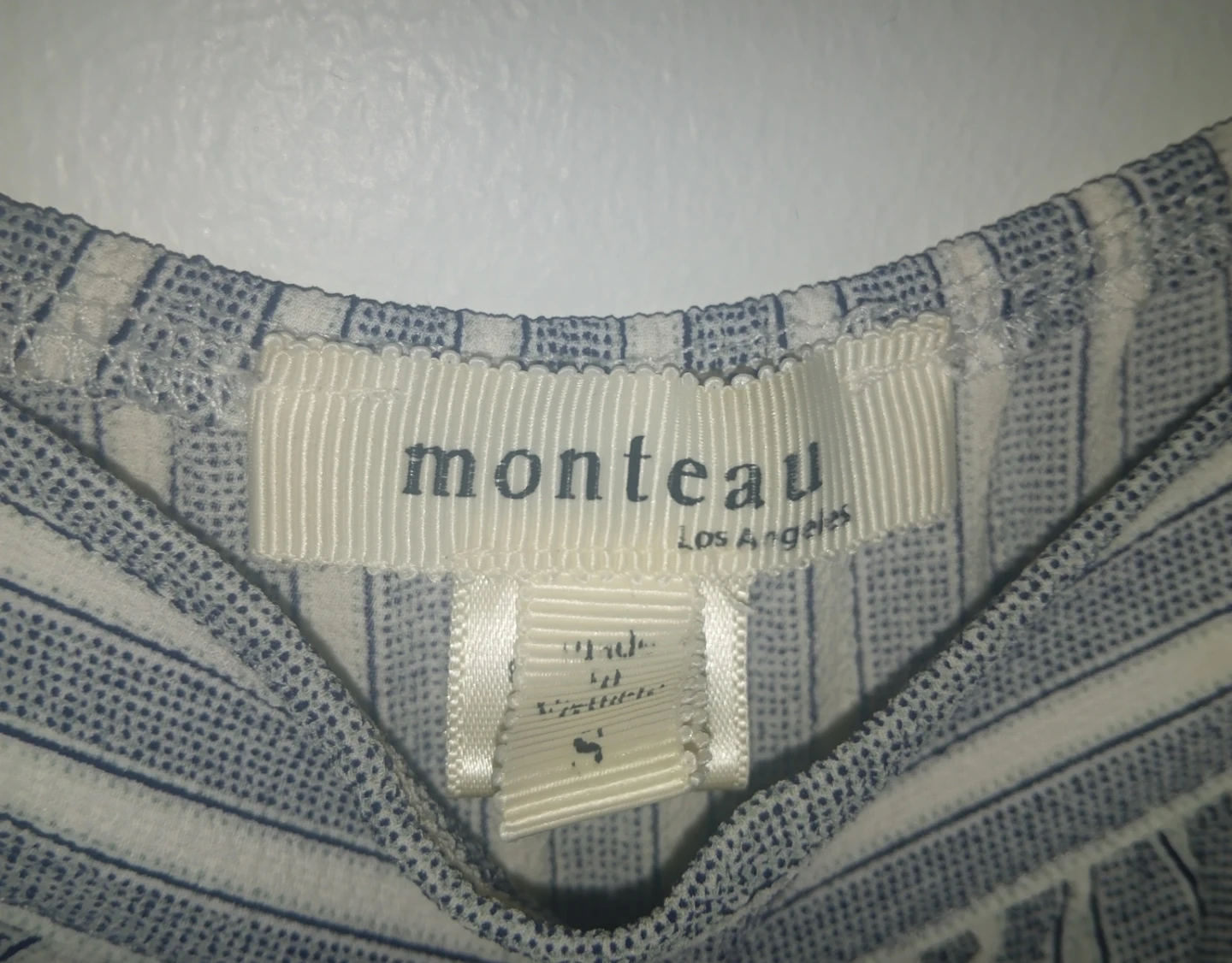 Monteau Los Angeles Striped Jumpsuit Size S - photo 5