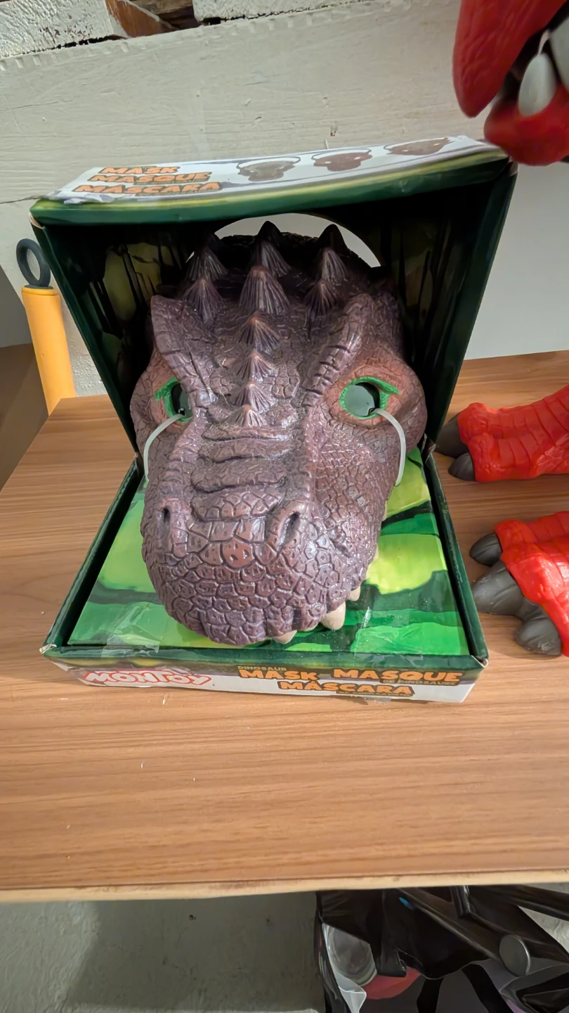 Dinosaur Mask and Fisher-Price Dragon Toy - photo 3