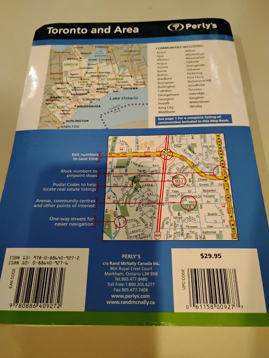 Perly's 2007 Toronto & Area Map Book - photo 2