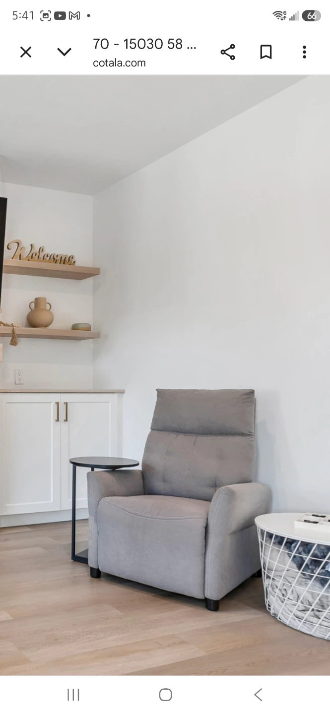 2 Grey Fabric Recliner Chair - photo 3