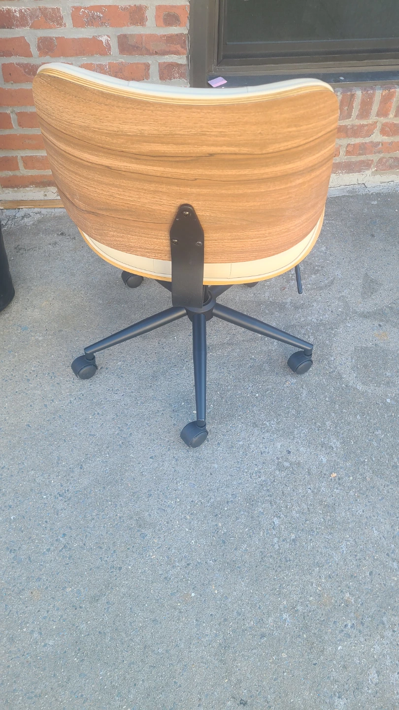 Mid-Century Modern leather  Office Chair - photo 4
