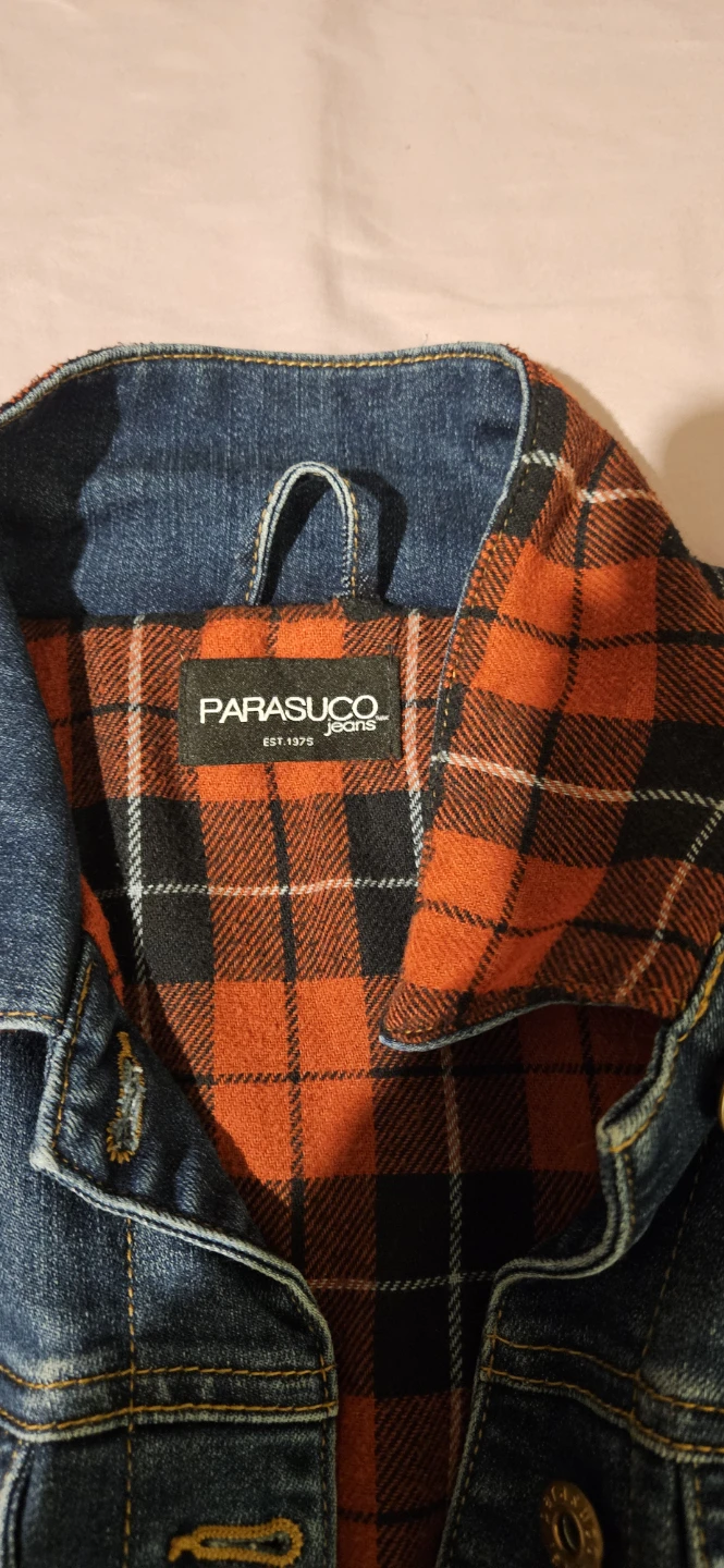 Parasuco Denim Jacket with Plaid Lining - photo 2