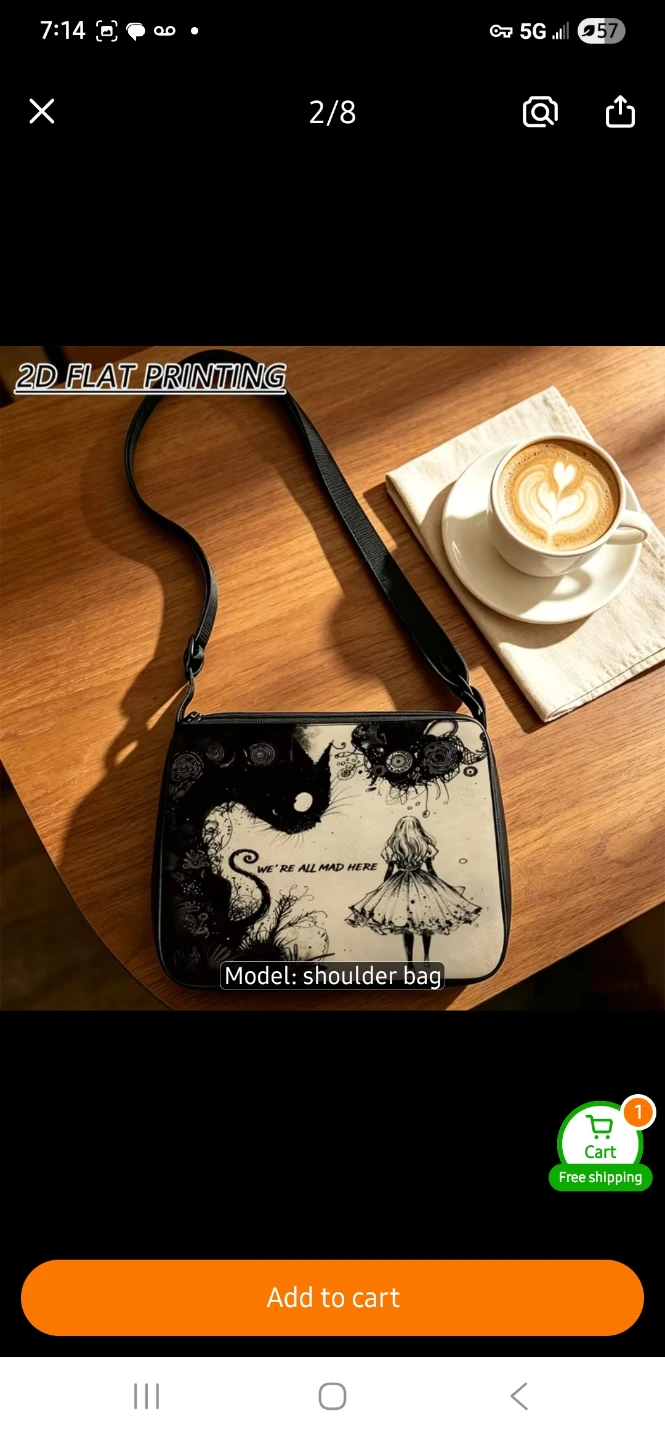 NEW Alice in Wonderland Shoulder Bag ✨️