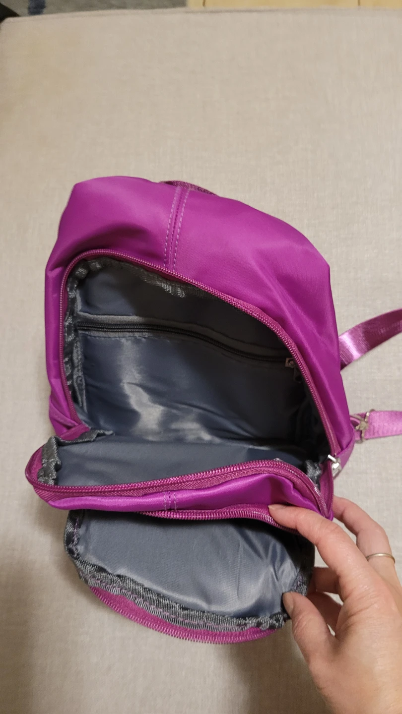 Purple Nylon Mini Backpack - photo 2
