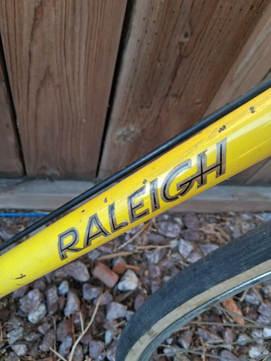 Vintage Yellow Raleigh Road Bike fixed gear - photo 3