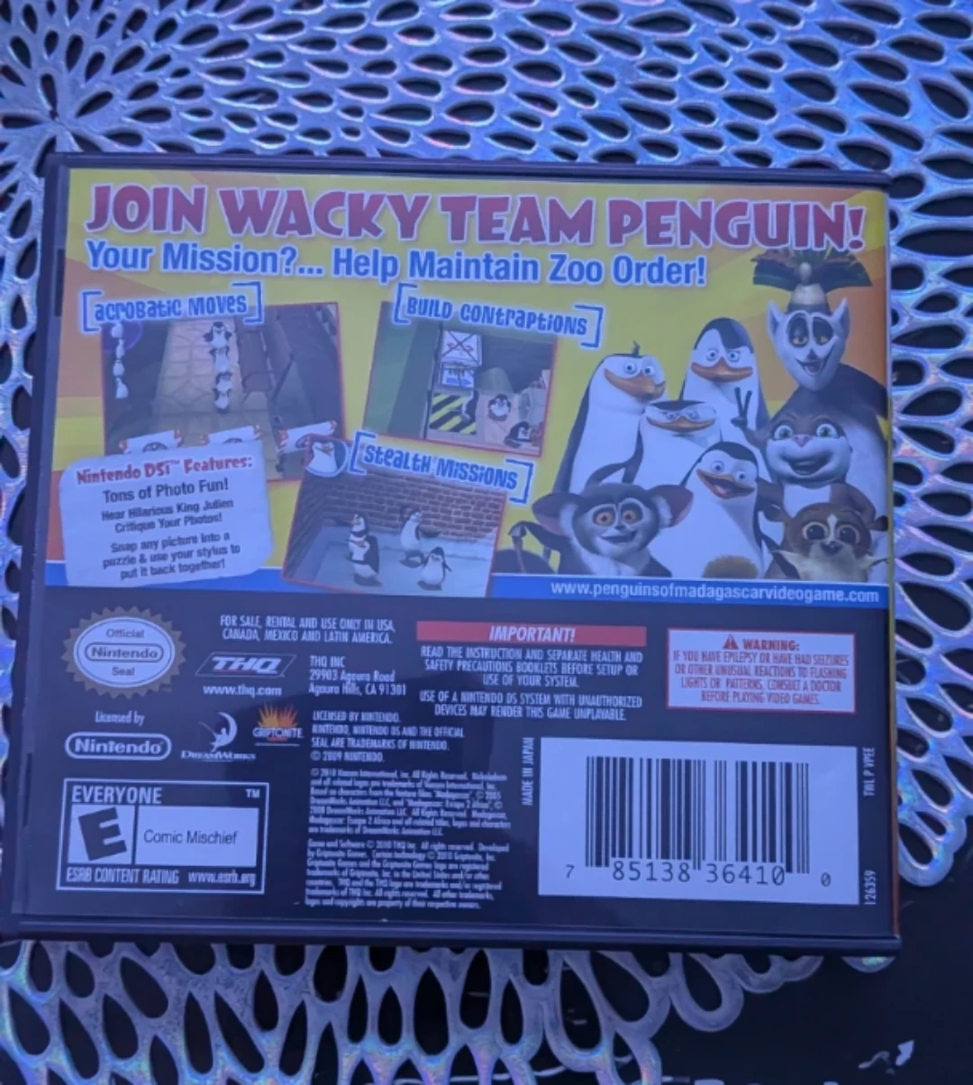 The Penguins of Madagascar Nintendo DS Game - photo 2