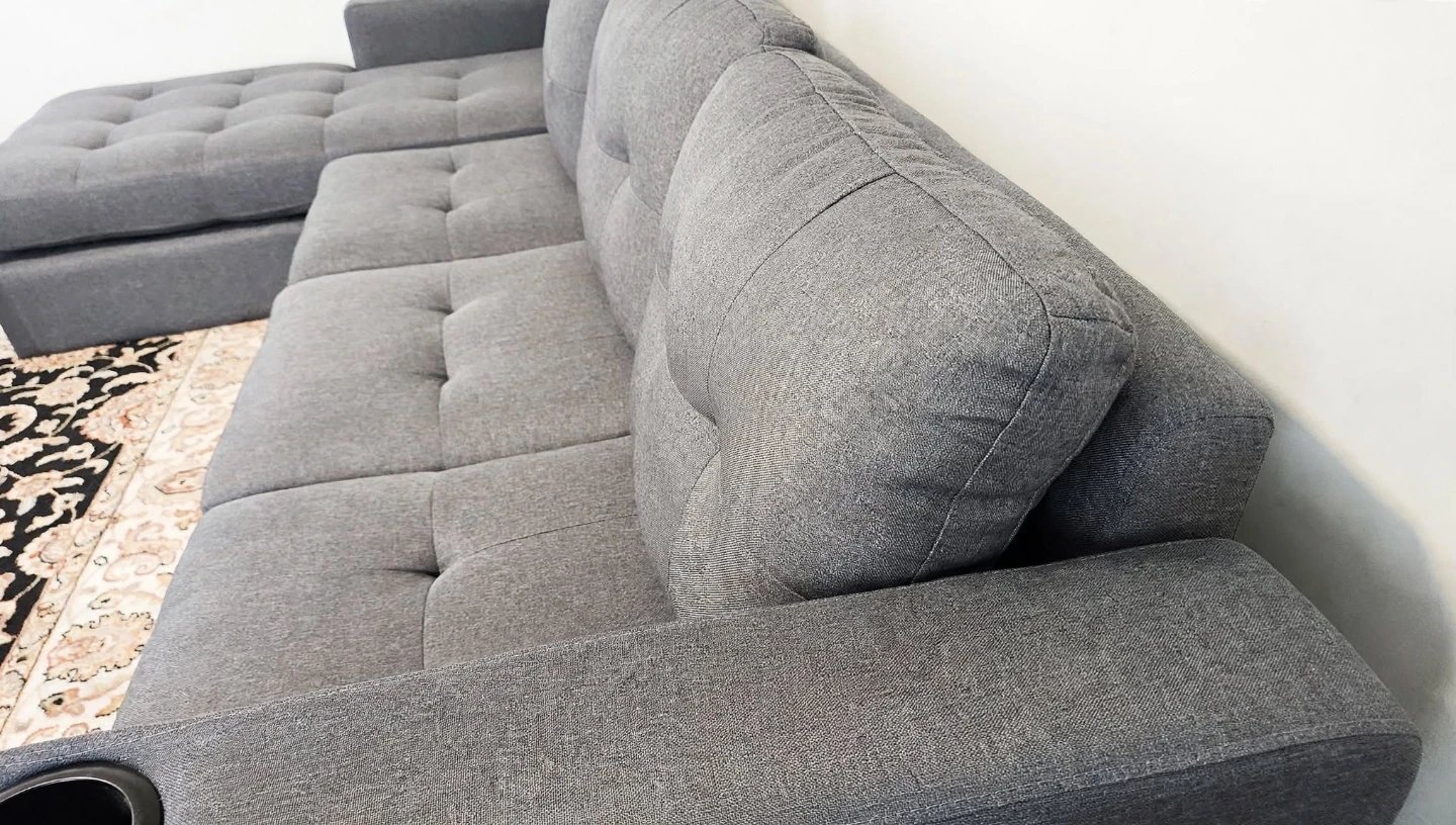 Brand New Sectional Sofa with Chaise - Cup Holders - $590 - photo 3