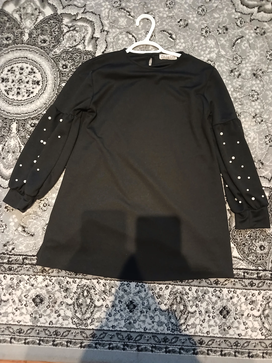 Por La Cara Black Pearl Sleeve Top - photo 3