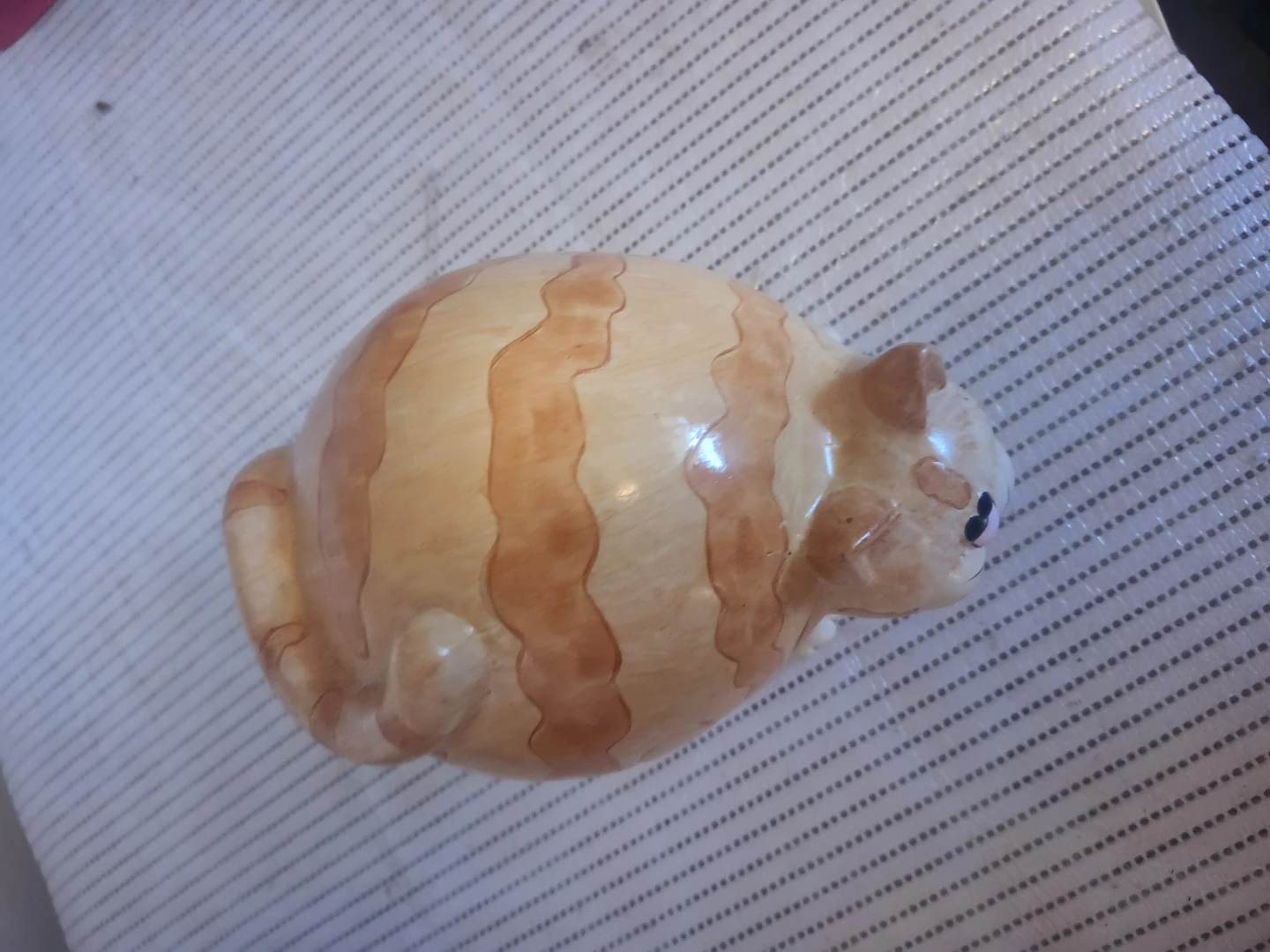 Ceramic Tabby Cat - photo 4