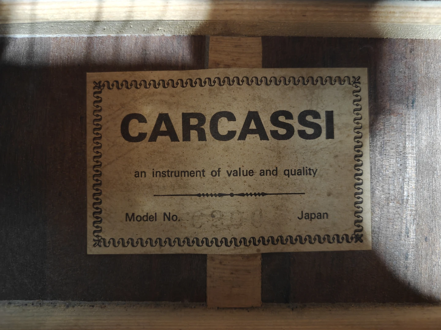 Carcassi Guitar C200 - photo 2