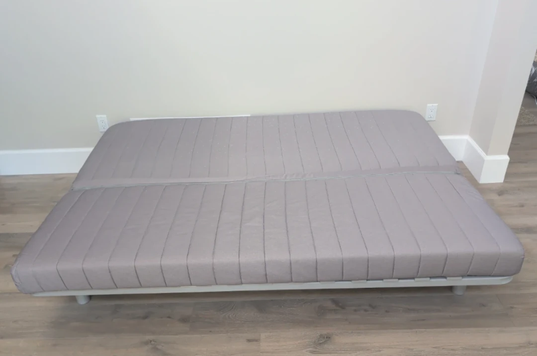 IKEA Futon / Sofa Bed + Charcoal Gray Cover (BEDDINGE / NYHAMN) - photo 4