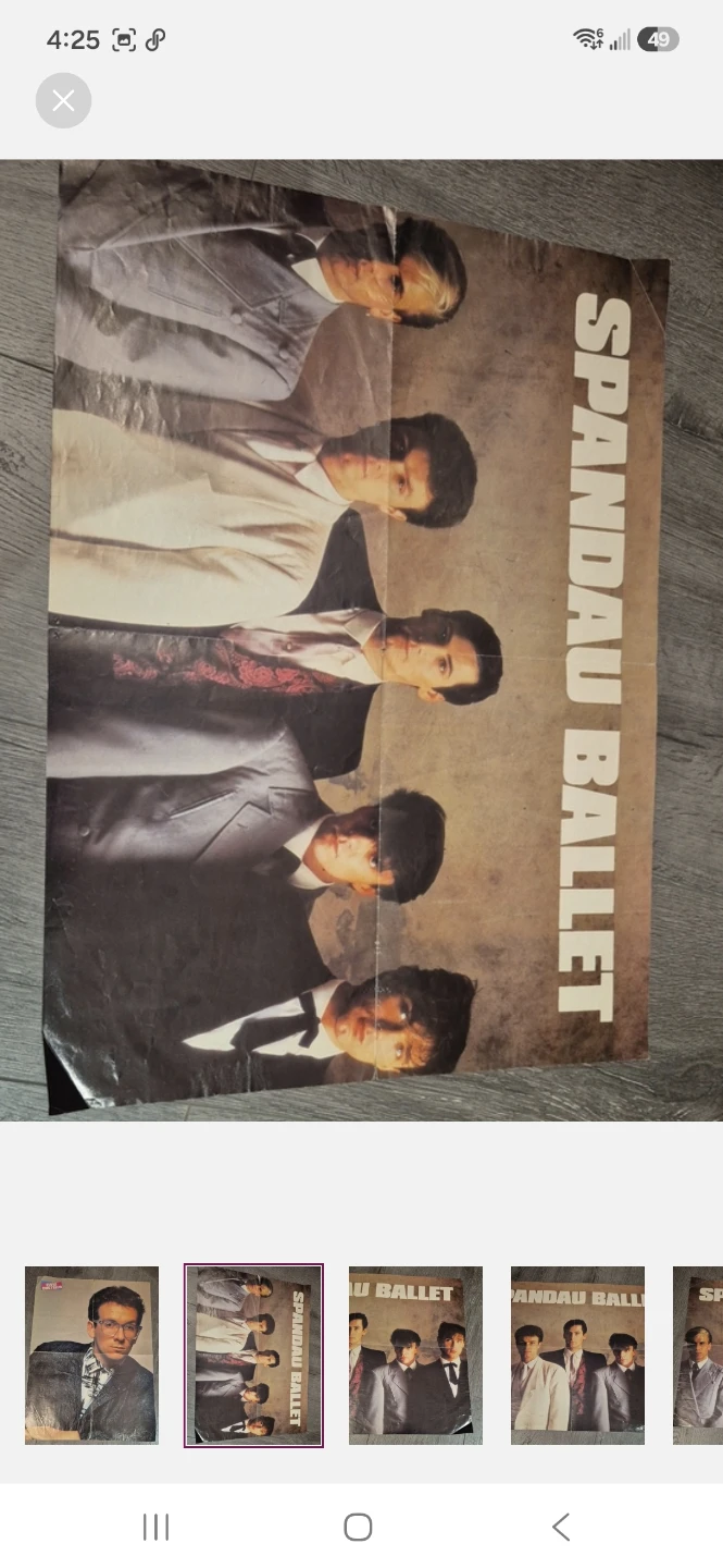Elvis Costello Rock and Roll Legend & Spandau Ballet Poster Rare - photo 2