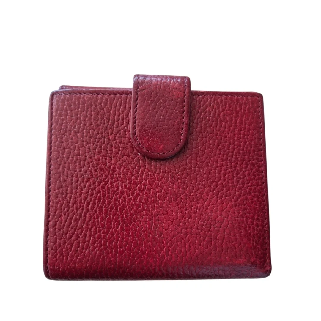 Gucci GG Interlock Red Leather Bifold Wallet - photo 2