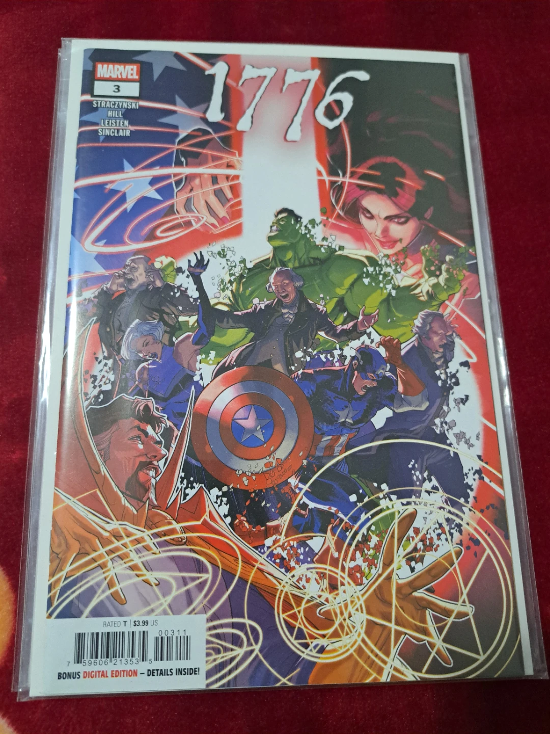 Marvel 1776 Comic Book Set, Issues 1-5 - photo 3