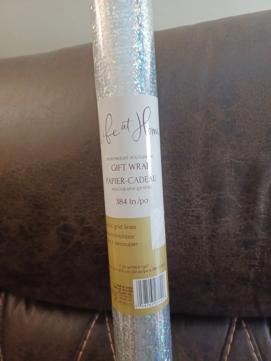 Life at Home Heavyweight Holographic Gift Wrap - photo 2