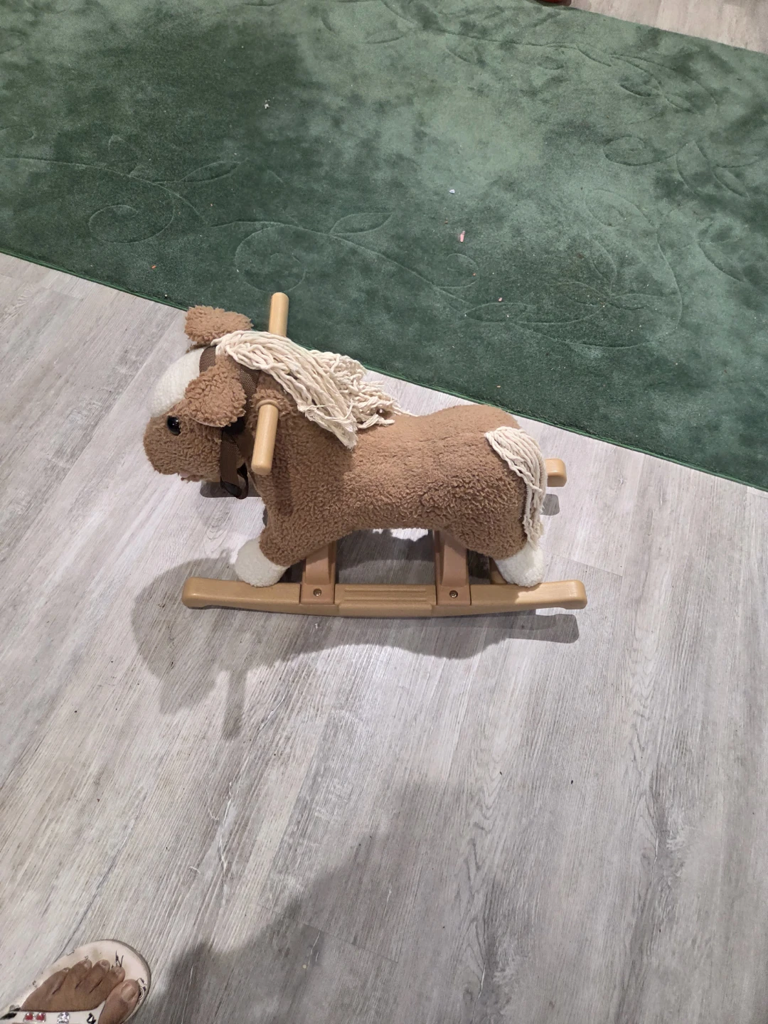 Children's Plush Rocking Horse