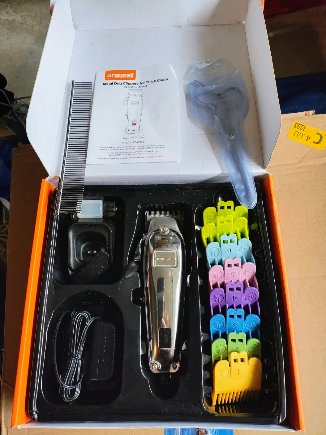 Oneisall Professional Dog Grooming Clippers 676pro (Silver) - photo 2