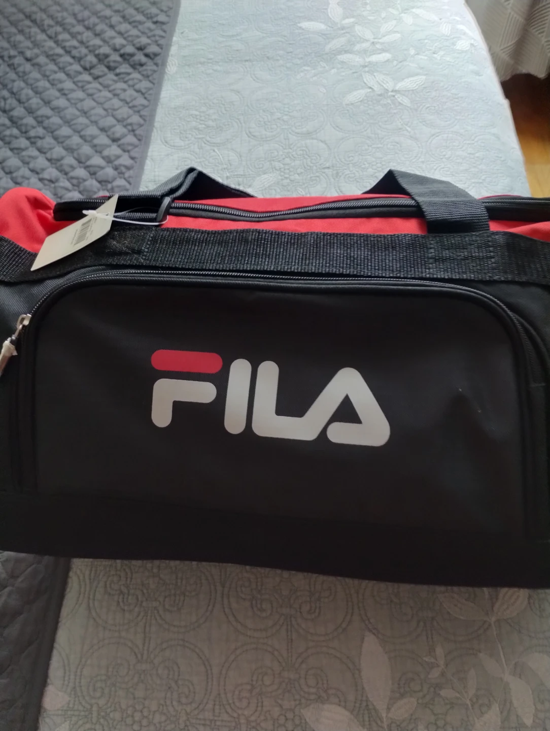 New Fila Duffle Bag Red and Black - photo 2