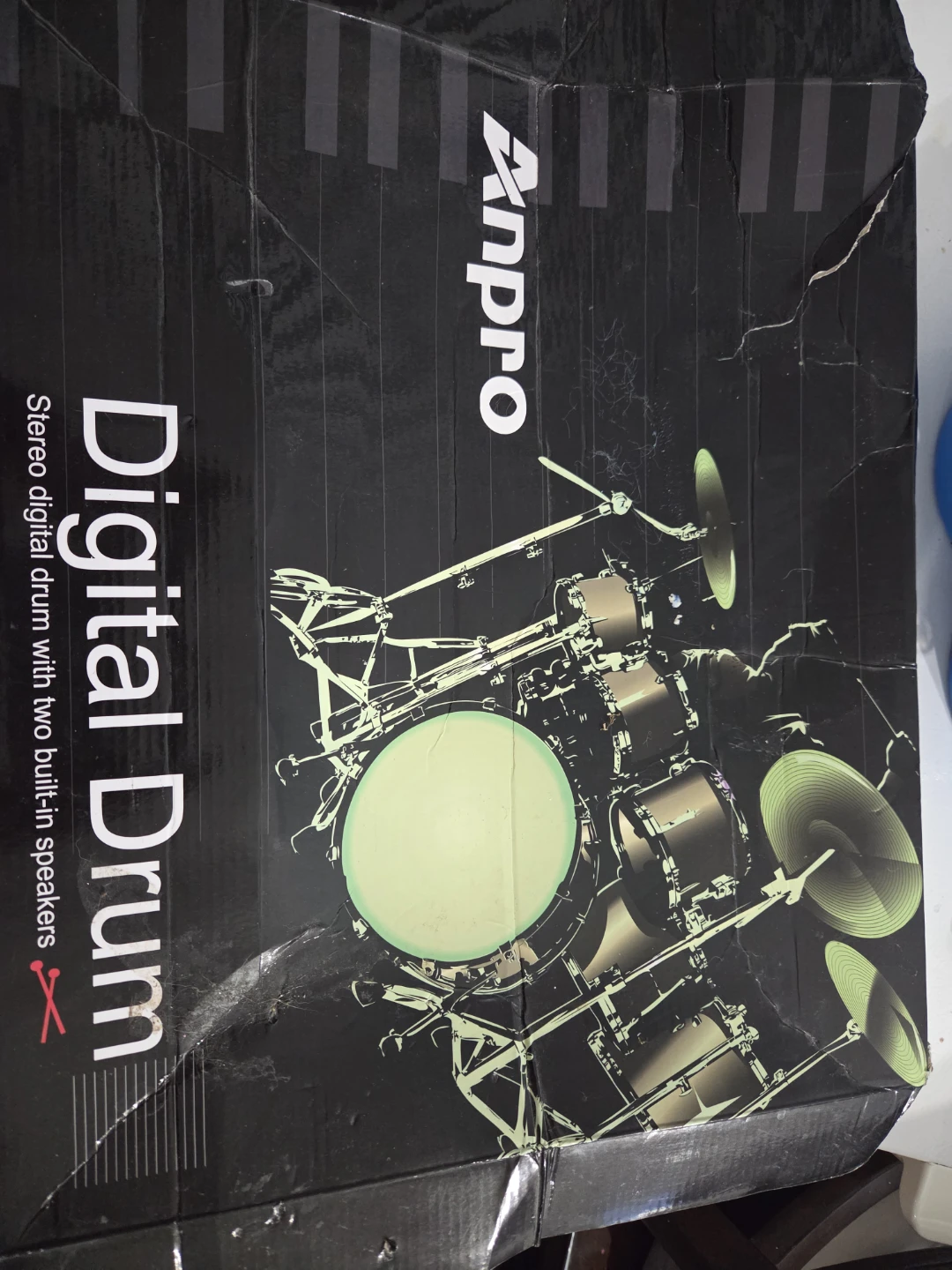 Anpro Portable Digital Electronic Drum Pad Set