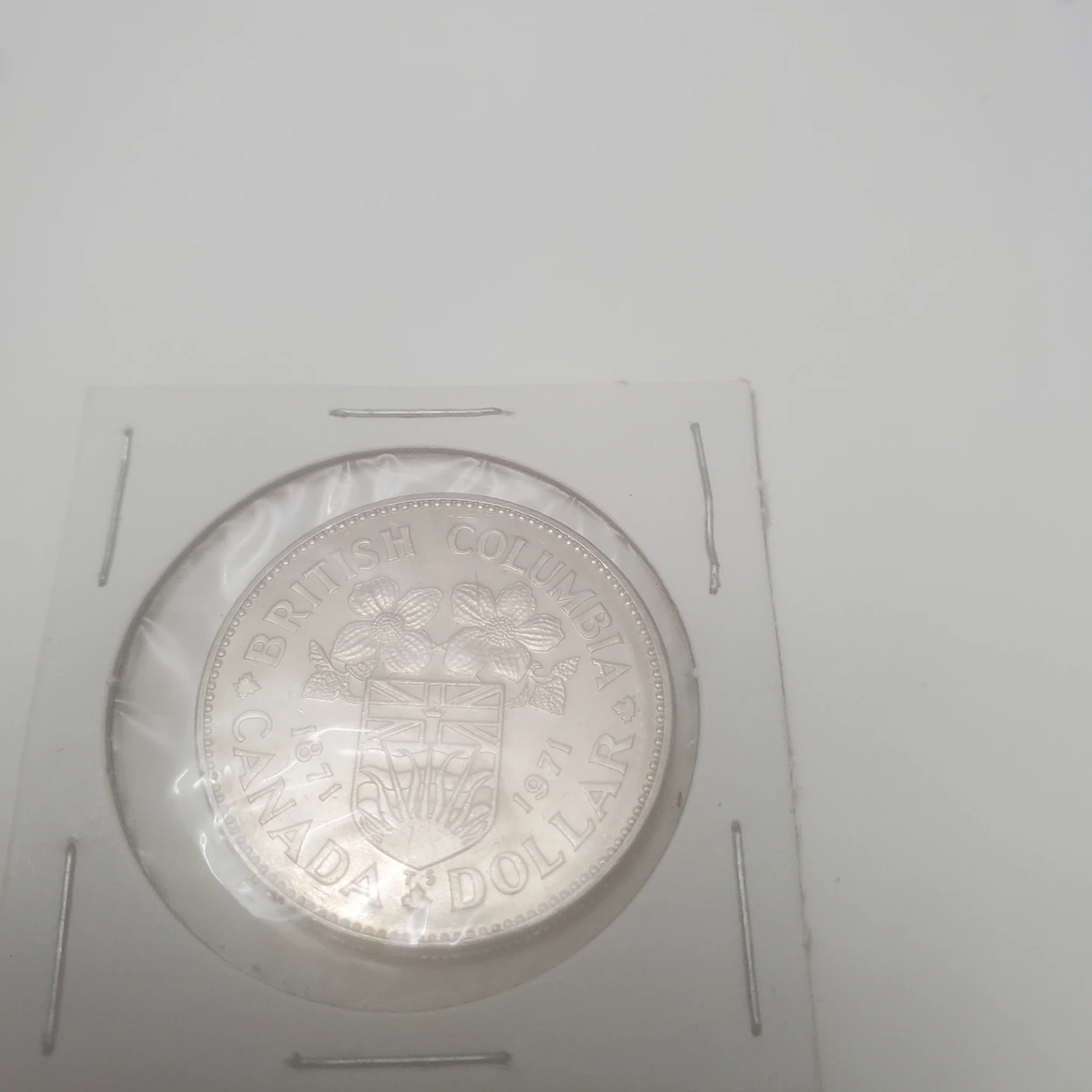 1971 British Columbia Centennial Silver Dollar