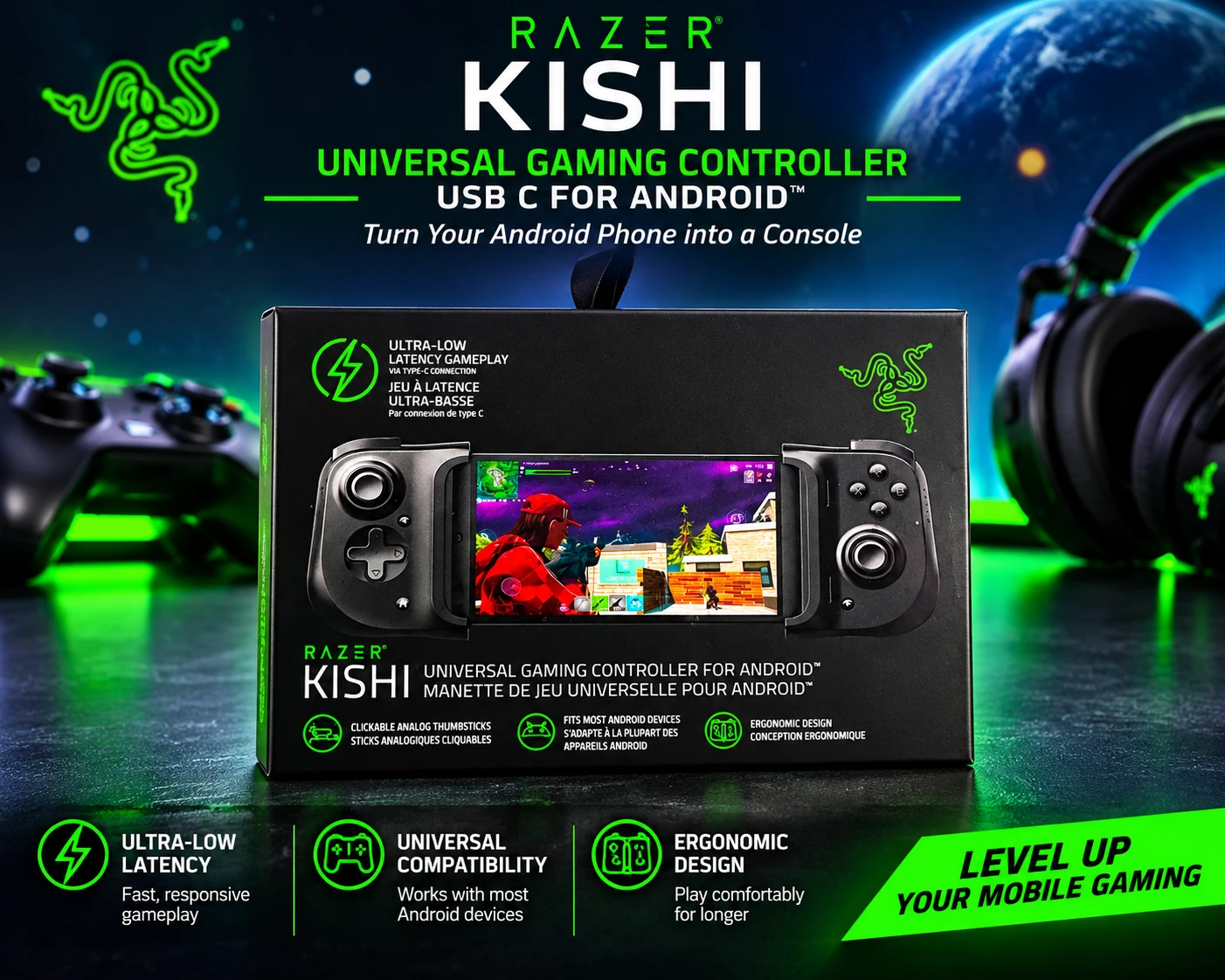 Razer Kishi Universal Gaming Controller for Android - photo 2
